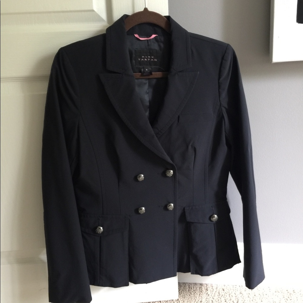 Pink Tartan Blazer style Jacket